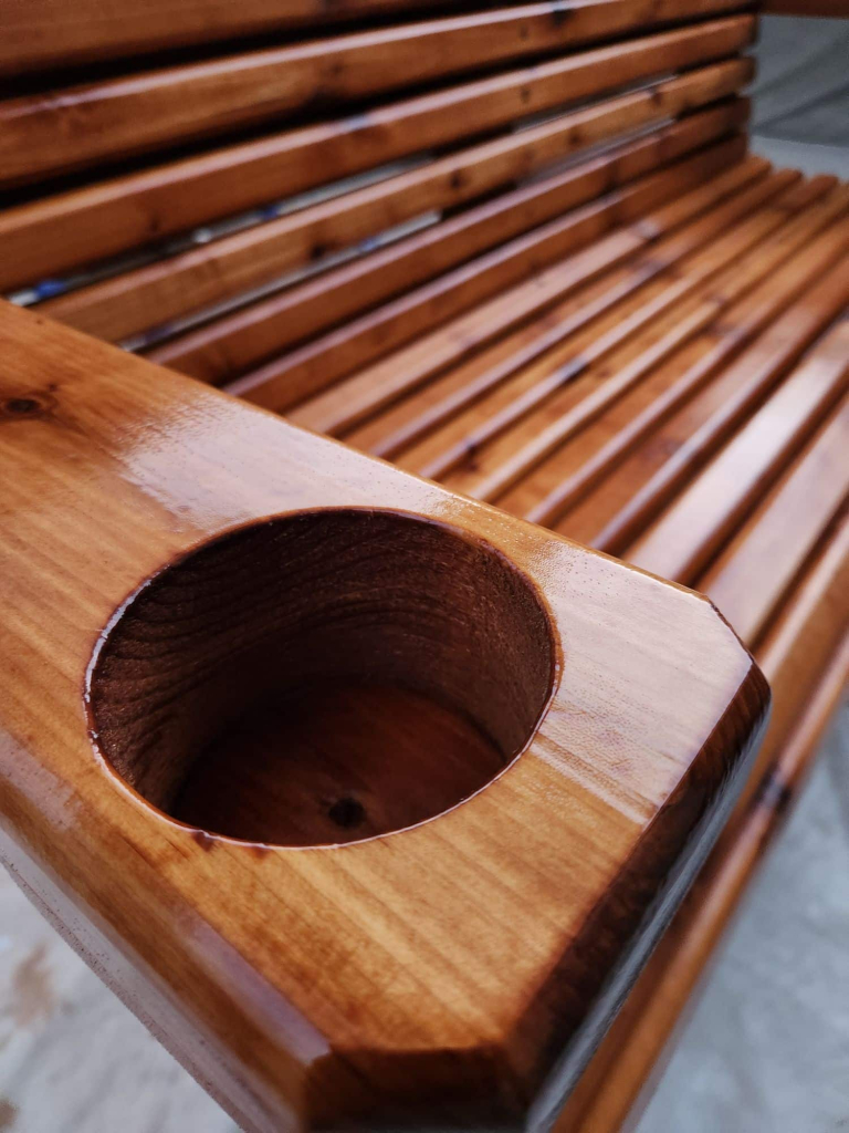 Swing With Cupholder